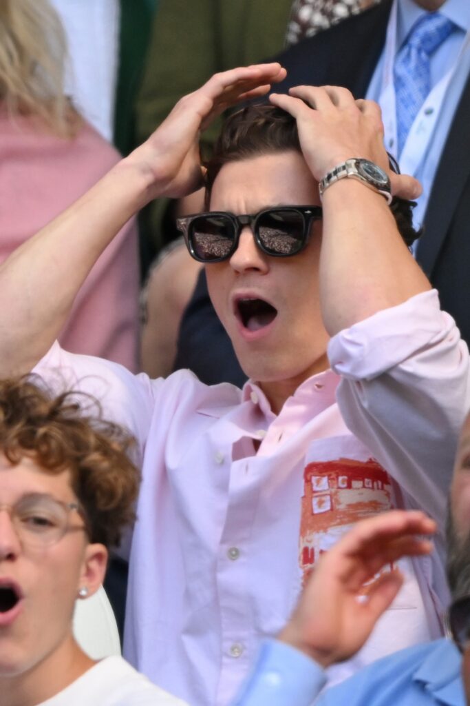 tom holland wimbledon rolex cosmograph daytona