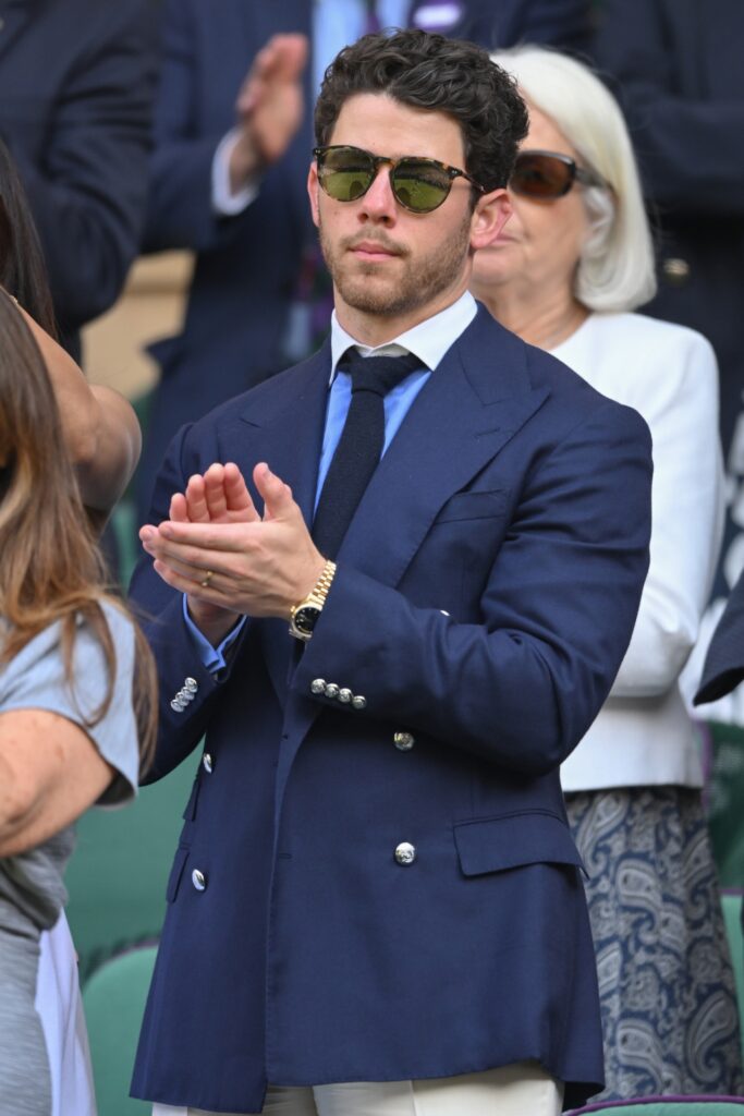 nick jonas wimbledon