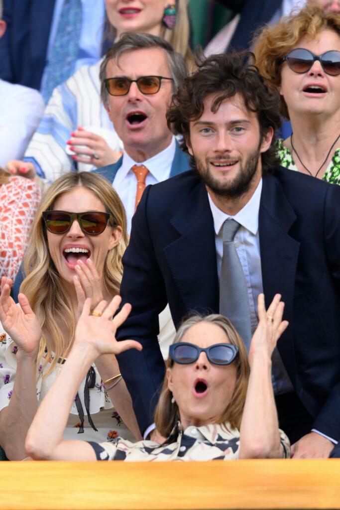 Sienna Miller, Oli Green and Jodie Foster wimbledon
