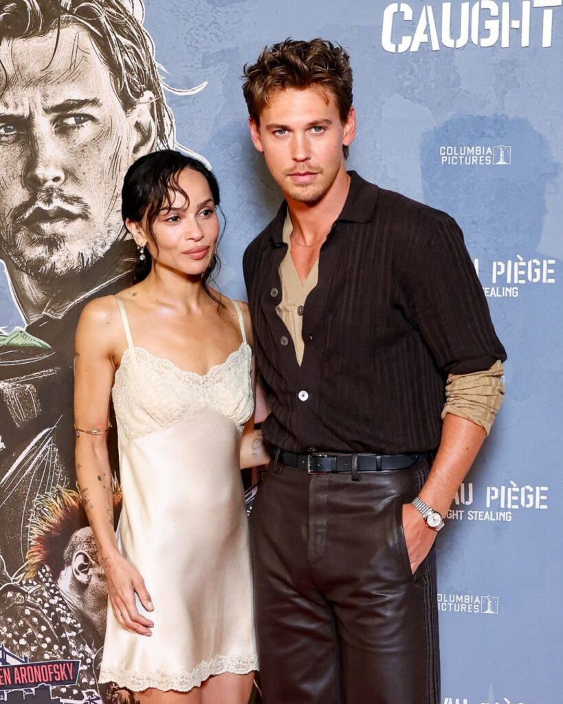 austin butler zoe kravitz caught stealing