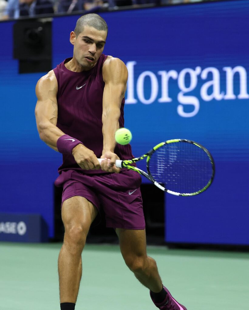 carlos alcaraz shaved head us open