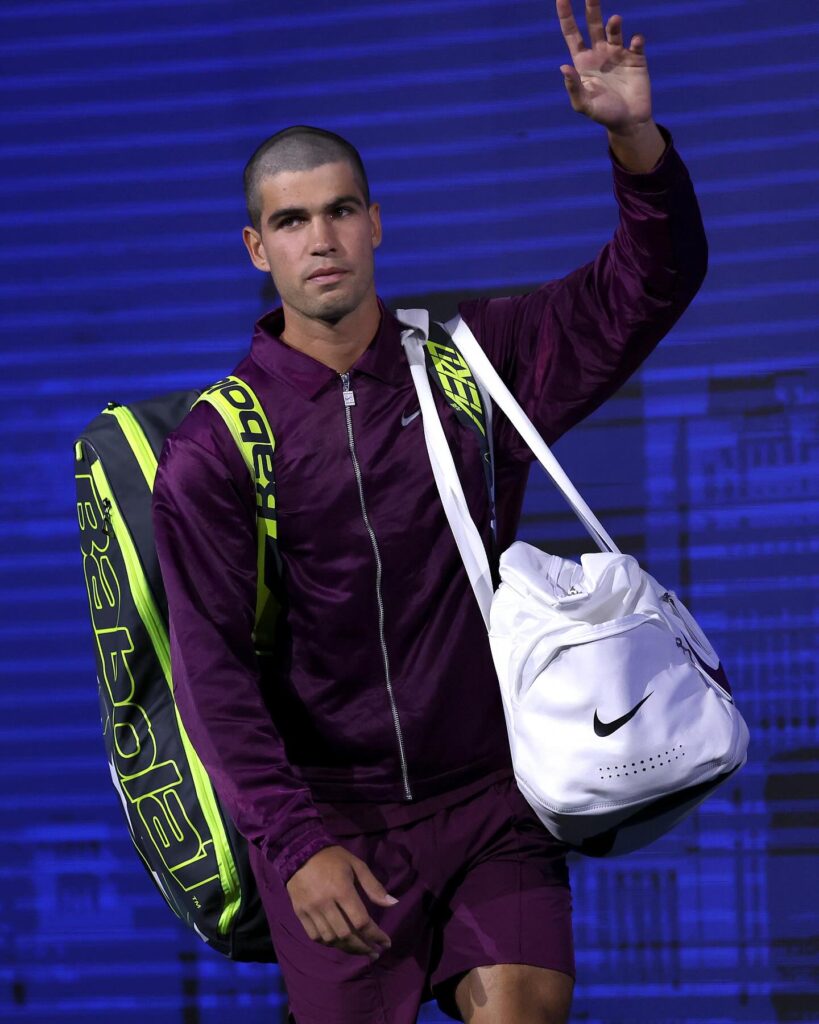 carlos alcaraz shaved head us open