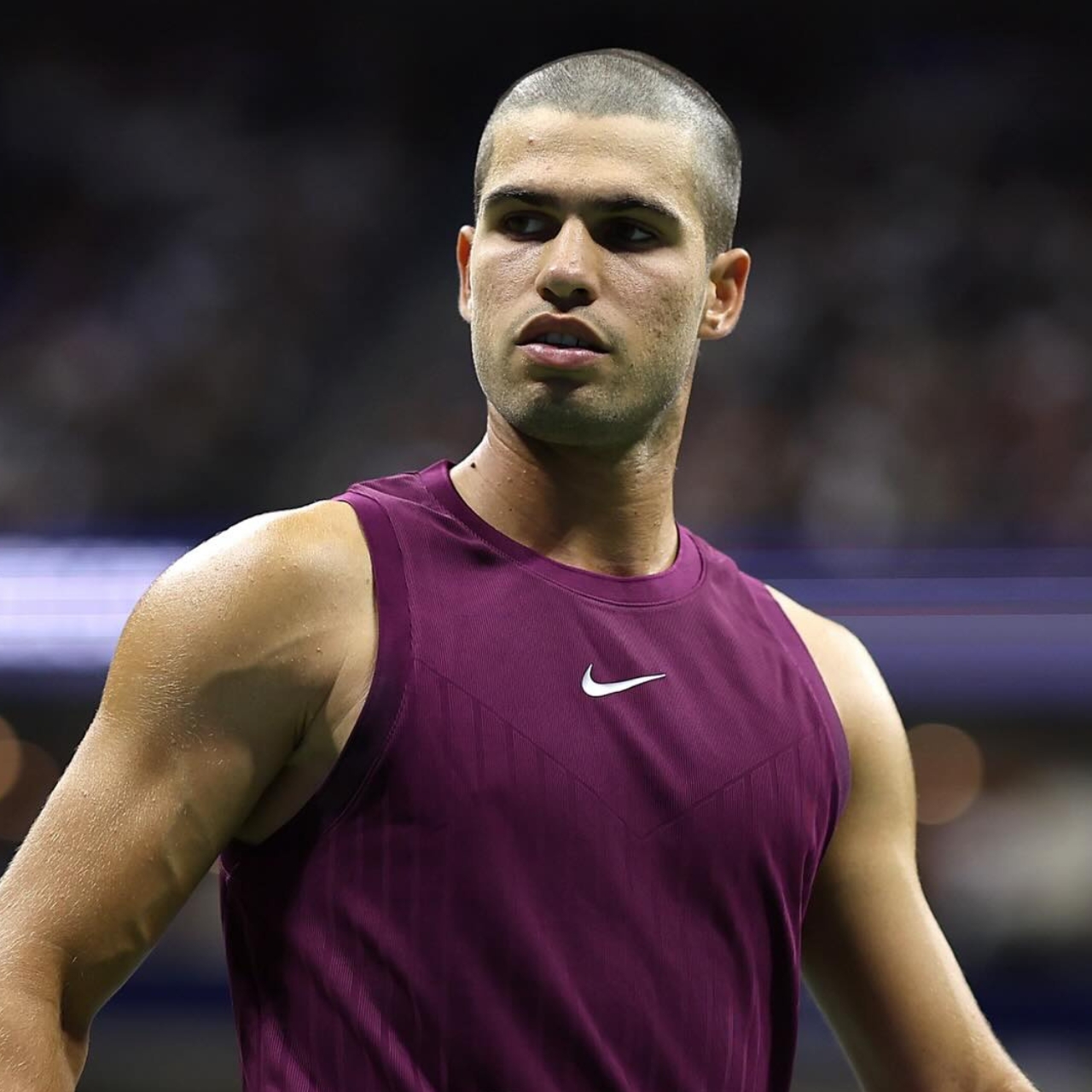 carlos alcaraz shaved head us open