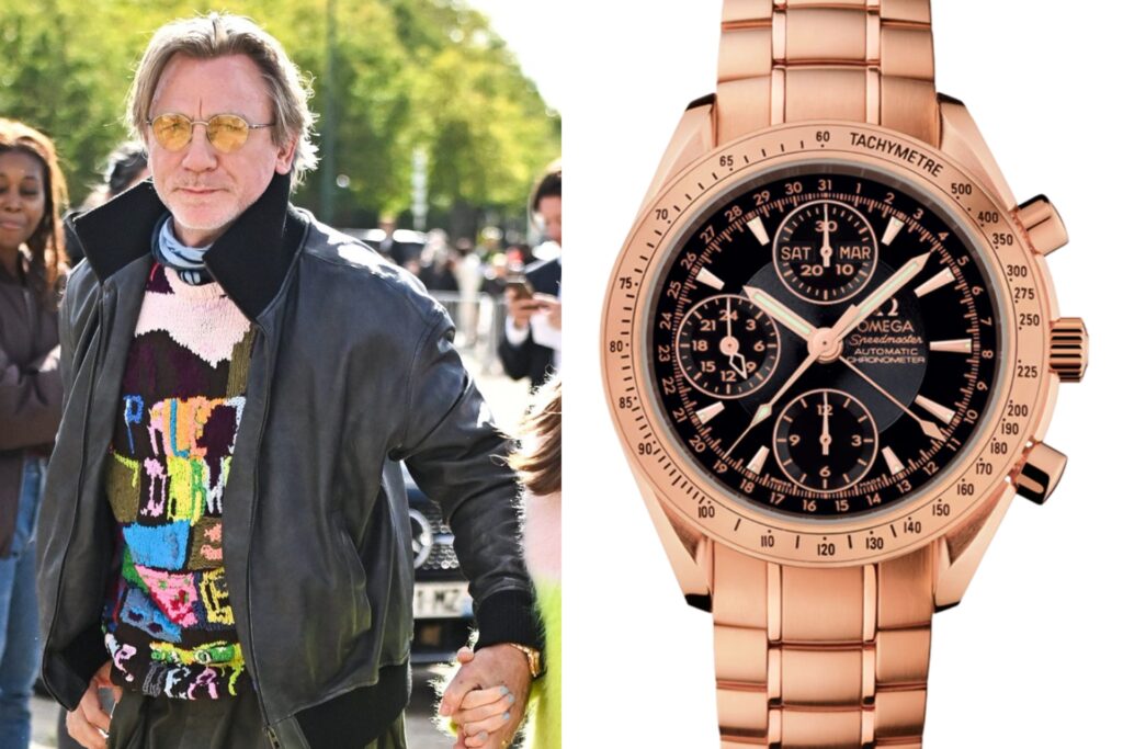 daniel craig Omega Speedmaster 40mm Red Gold