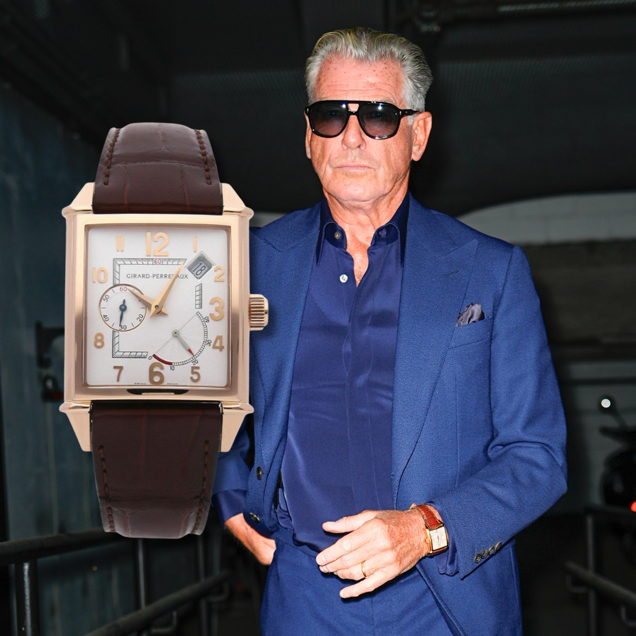 pierce brosnan girard perregaux