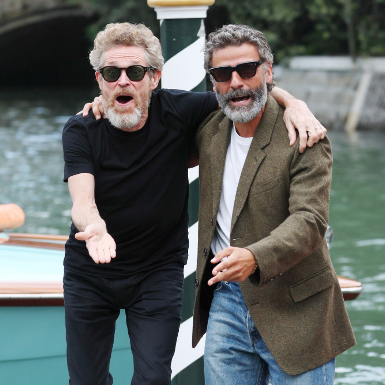 oscar isaac and willem dafoe venice film festival