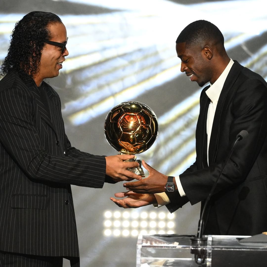 Ousmane Dembélé Ballon d'Or watch