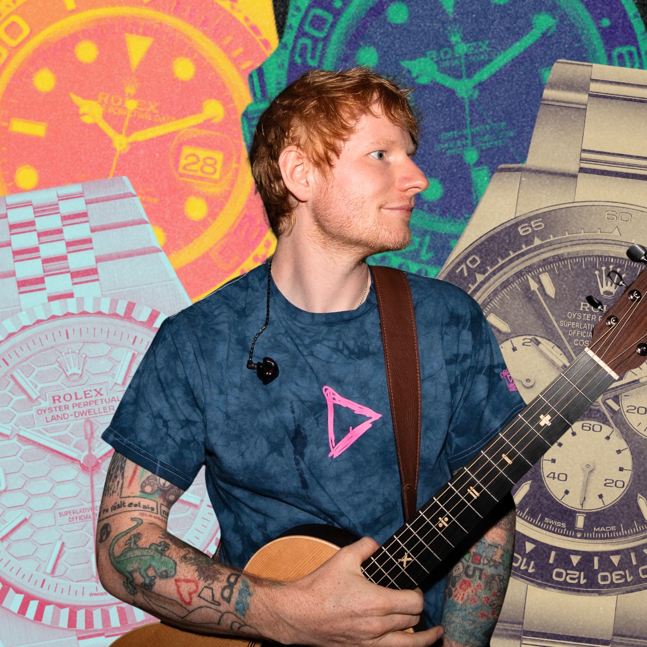 ed sheeran rolex watch collection