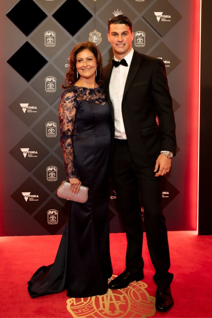 finn callaghan brownlow red carpet 2025