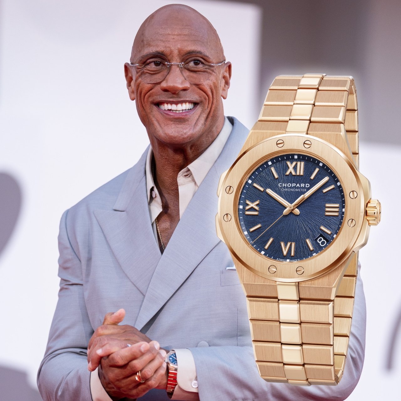 The Rock’s Chopard watches means he’s hungry for that Oscar