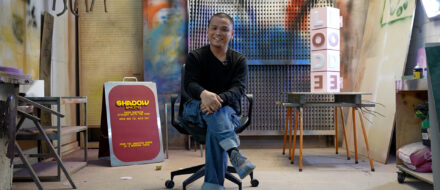 ian train domus vim in his studio