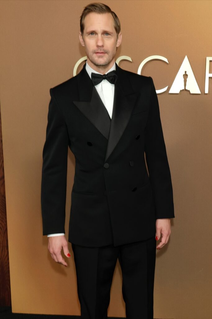 alexander skarsgard governors awards 2025 red carpet