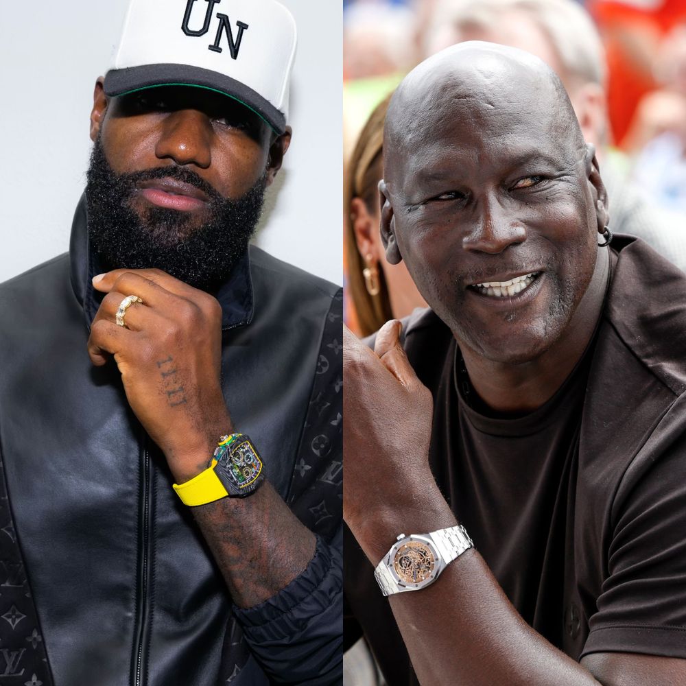 LeBron James vs Michael Jordan watch collections